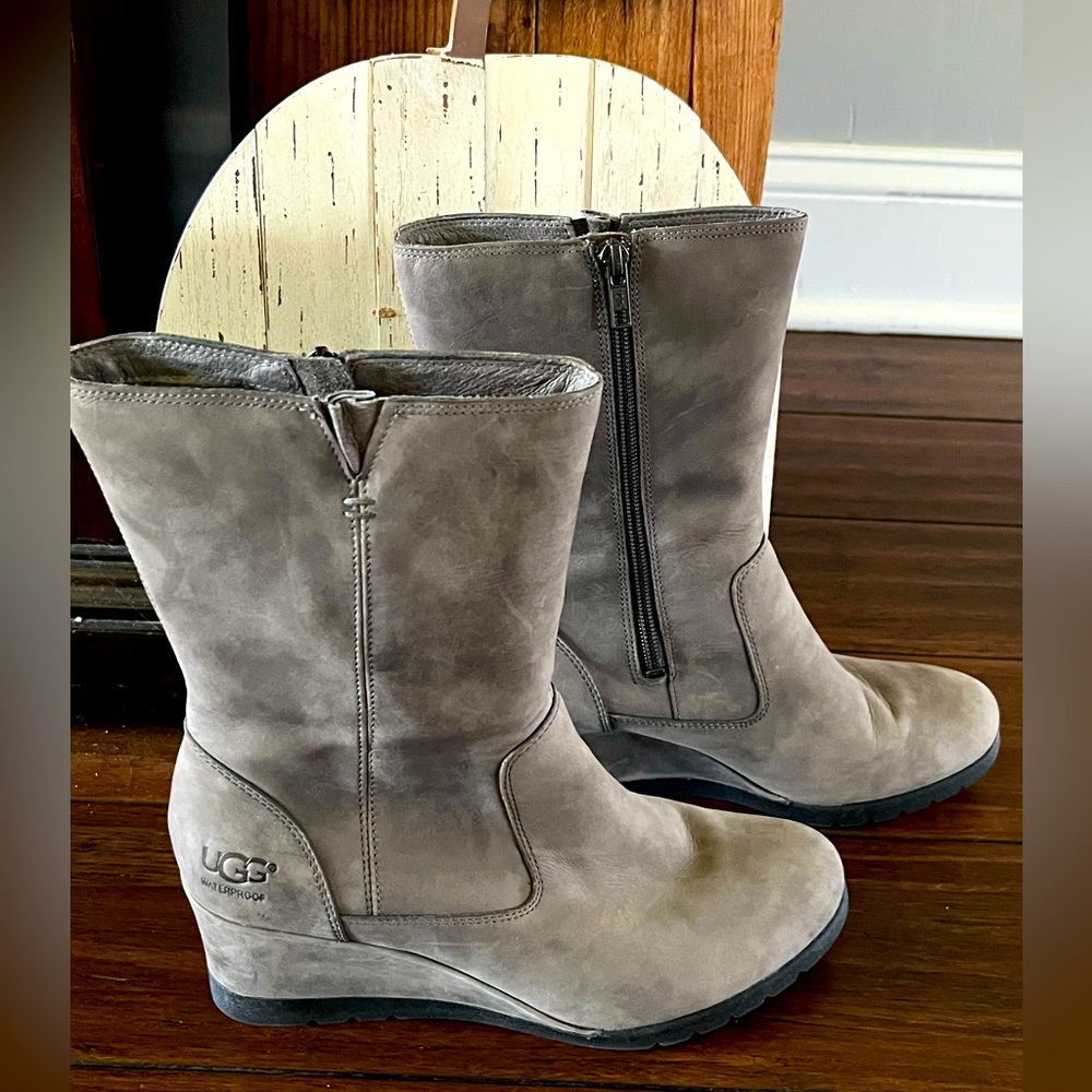 UGG joely waterproof wedge boots